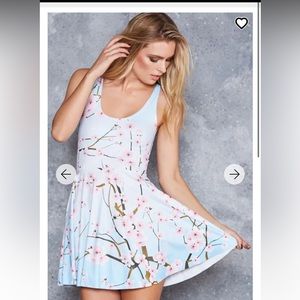 Blackmilk Cherry Blossom reversible skater dress